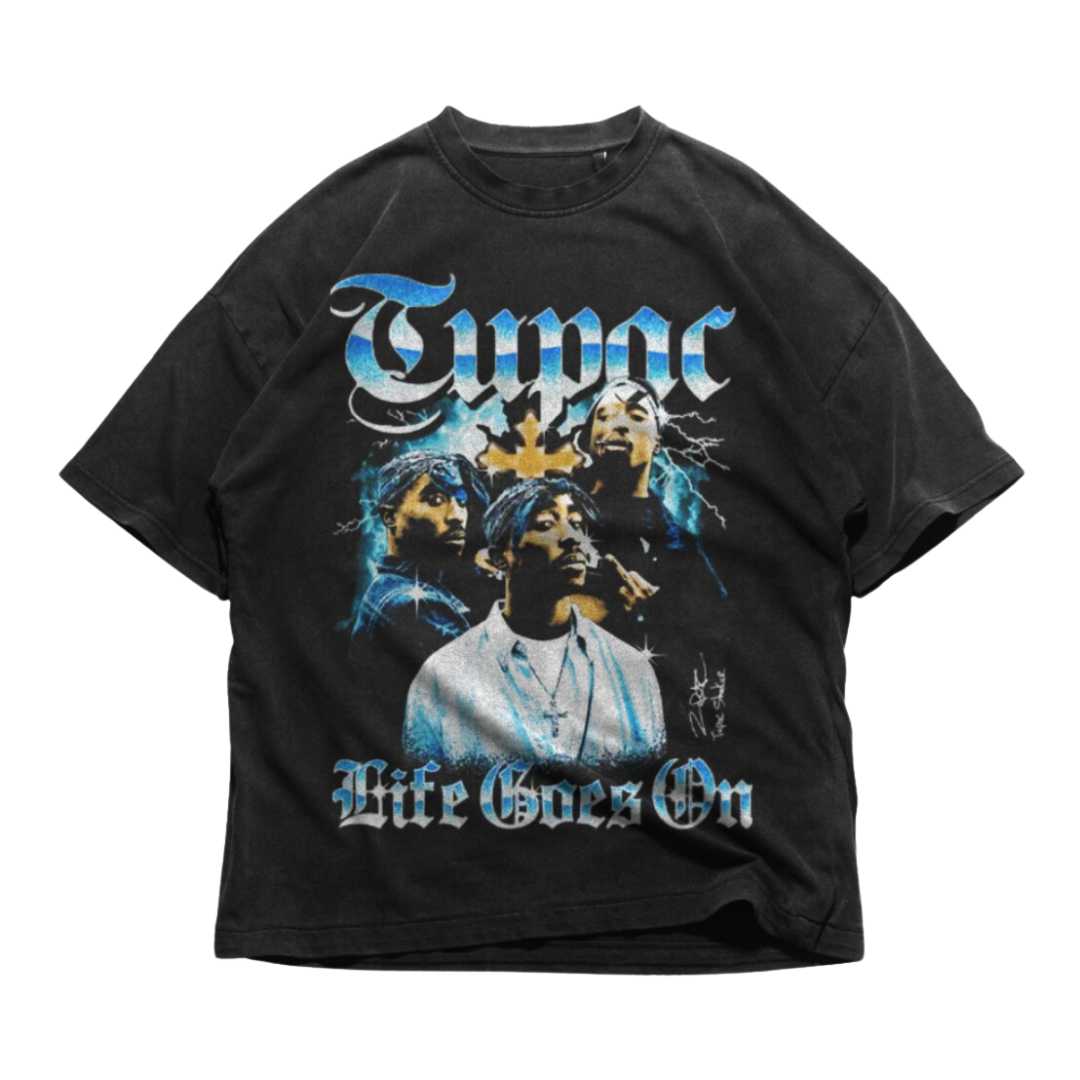 24Heartz Tupac Live Goes on T-Shirt