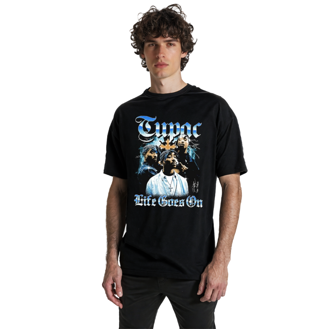 24Heartz Tupac Live Goes on T-Shirt